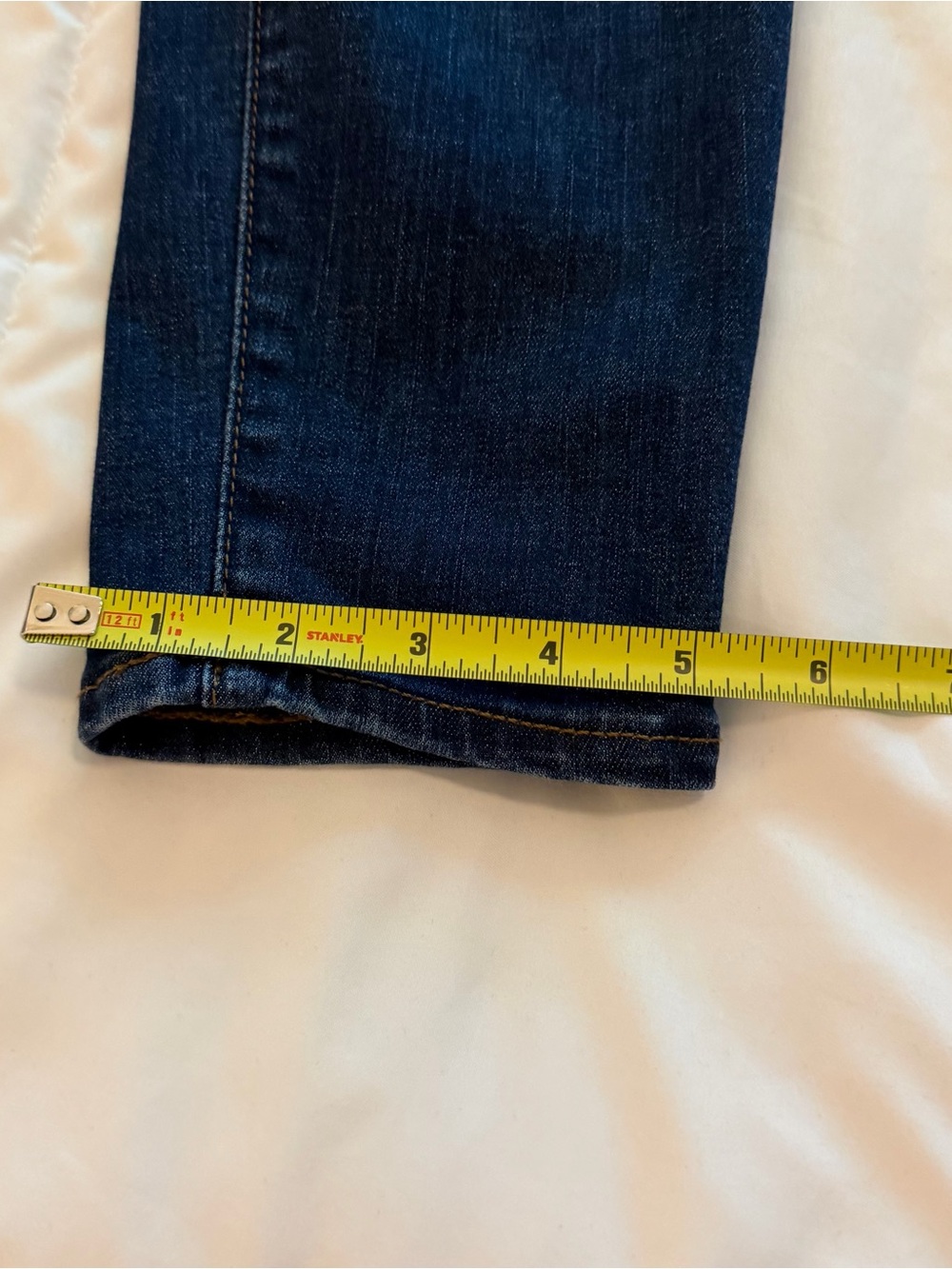 J. Crew Indigo Blue Curvy Toothpick Jeans - Picture 7 of 8